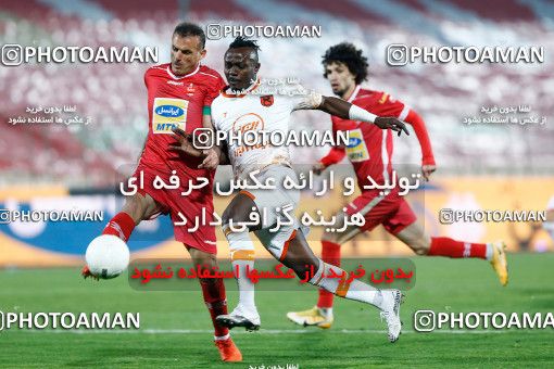 1839665, Tehran, Iran, Iran Pro League، Persian Gulf Cup، 2021-2022 season، Second Leg، Week 20، Persepolis 3 v ۱ Mes Rafsanjan on 2022/02/28 at Azadi Stadium