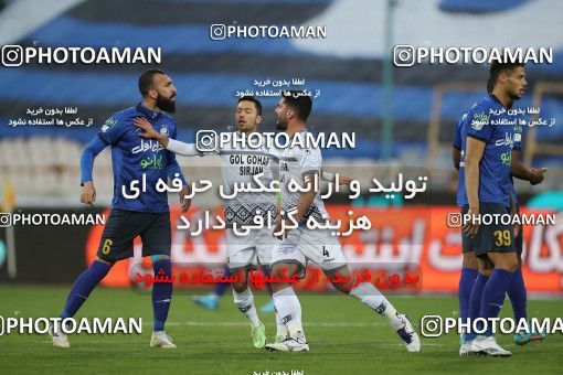 1847878, Tehran, , Iran Pro League، Persian Gulf Cup، 2021-2022 season، Second Leg، Week 21، Esteghlal 2 v ۱ Gol Gohar Sirjan on 2022/03/06 at Azadi Stadium