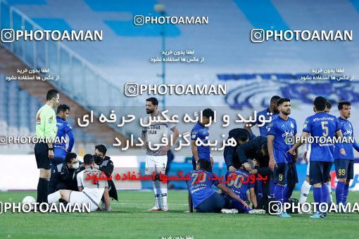 1847003, Tehran, , Iran Pro League، Persian Gulf Cup، 2021-2022 season، Second Leg، Week 21، Esteghlal 2 v ۱ Gol Gohar Sirjan on 2022/03/06 at Azadi Stadium