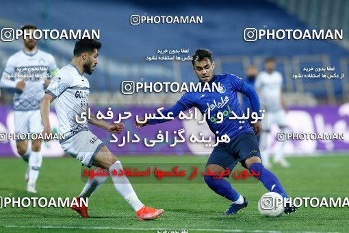 1847069, Tehran, , Iran Pro League، Persian Gulf Cup، 2021-2022 season، Second Leg، Week 21، Esteghlal 2 v ۱ Gol Gohar Sirjan on 2022/03/06 at Azadi Stadium