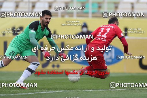 1847503, Tehran, , Iran Pro League، Persian Gulf Cup، 2021-2022 season، Second Leg، Week 21، Paykan ۰ v ۱ Nassaji Mazandaran F.C on 2022/03/06 at Shahid Dastgerdi Stadium