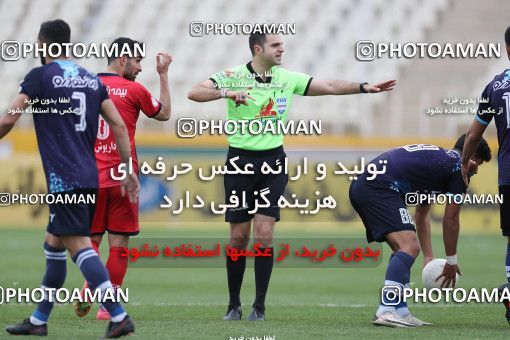 1847420, Tehran, , Iran Pro League، Persian Gulf Cup، 2021-2022 season، Second Leg، Week 21، Paykan ۰ v ۱ Nassaji Mazandaran F.C on 2022/03/06 at Shahid Dastgerdi Stadium