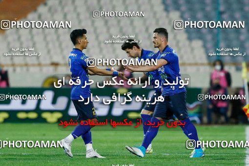 1851057, Tehran, Iran, Iran Pro League، Persian Gulf Cup، 2021-2022 season، Second Leg، Week 22، Esteghlal ۱ v ۰ Sanat Naft Abadan on 2022/03/11 at Azadi Stadium