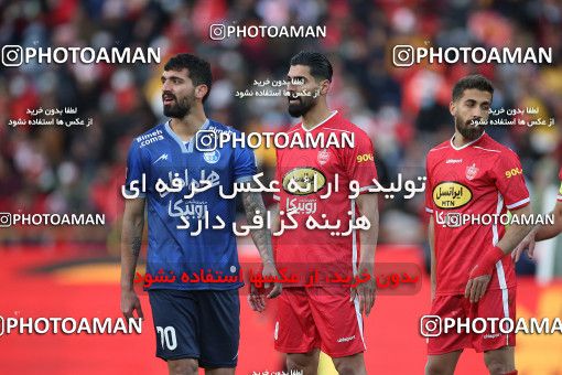 1859516, Tehran, Iran, لیگ برتر فوتبال ایران، Persian Gulf Cup، Week 23، Second Leg، Persepolis 1 v 1 Esteghlal on 2022/03/17 at Azadi Stadium