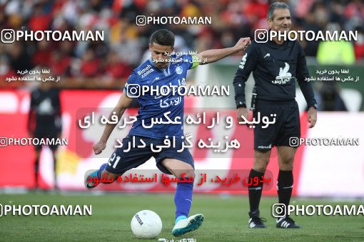 1859546, Tehran, Iran, لیگ برتر فوتبال ایران، Persian Gulf Cup، Week 23، Second Leg، Persepolis 1 v 1 Esteghlal on 2022/03/17 at Azadi Stadium