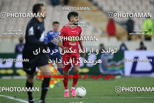 1859620, Tehran, Iran, لیگ برتر فوتبال ایران، Persian Gulf Cup، Week 23، Second Leg، Persepolis 1 v 1 Esteghlal on 2022/03/17 at Azadi Stadium