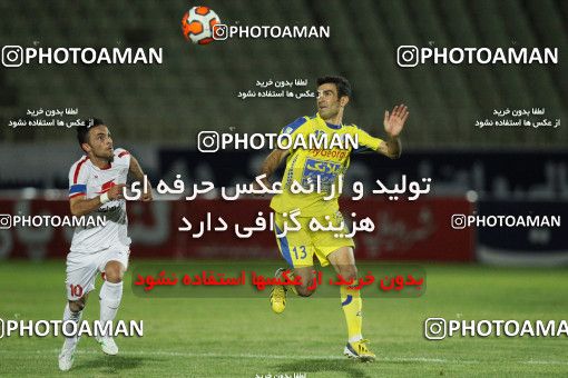 636760, Tehran, [*parameter:4*], Iran Pro League، Persian Gulf Cup، 2013-14 season، First Leg، Week 4، Naft Tehran 2 v ۱ Rah Ahan on 2013/08/11 at Shahid Dastgerdi Stadium