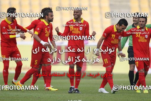 665151, Tehran, [*parameter:4*], Iran Pro League، Persian Gulf Cup، 2013-14 season، Second Leg، Week 27، Naft Tehran ۱ v ۱ Foulad Khouzestan on 2014/02/16 at Takhti Stadium