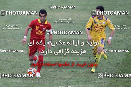 665139, Tehran, [*parameter:4*], Iran Pro League، Persian Gulf Cup، 2013-14 season، Second Leg، Week 27، Naft Tehran ۱ v ۱ Foulad Khouzestan on 2014/02/16 at Takhti Stadium