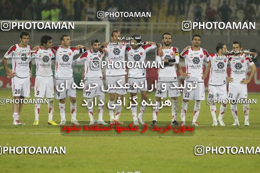 693578, Ahvaz, , Iranian Hazfi Cup, 1.4 round, Khorramshahr Cup, Foulad Khouzestan ۱ v ۱ Persepolis on 2014/01/26 at Ahvaz Ghadir Stadium