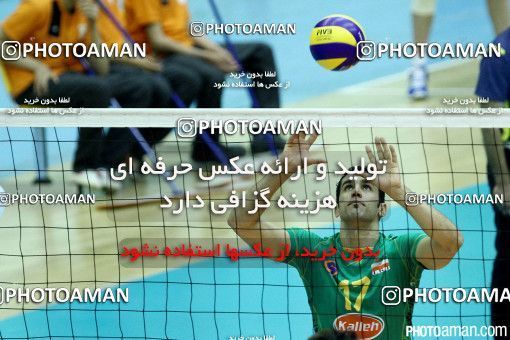 760279, مرحله نیمه نهایی  مسابقات والیبال قهرمانی باشگاه‌های آسیا 2013، ، تهران، سالن دوازده هزار نفری ورزشگاه آزادی، 1392/02/08، کاله ۳ -   ۰