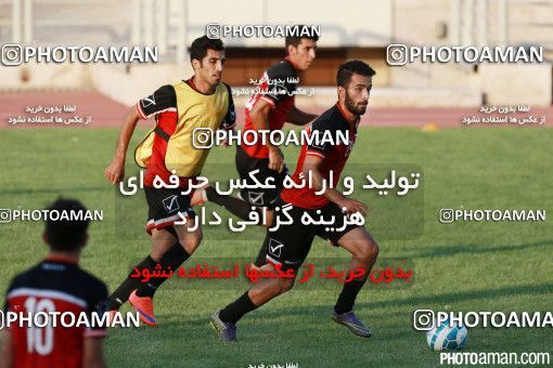 394010, تهران, ایران, فصل ۹۶-۹۵ لیگ برتر فوتبال ایران، 1395/04/06، ورزشگاه شهید کاظمی، جلسه تمرینی تیم فوتبال پرسپولیس