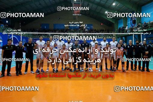 560503, Varamin, Iran, Iran Volleyball Super League، Mena Cup، 2016-17 season، Second Leg، Week 19، Salehin Varamin 3 v ۰ Paykan on 2017/01/18 at Sports hall martyr Amir Glbasy