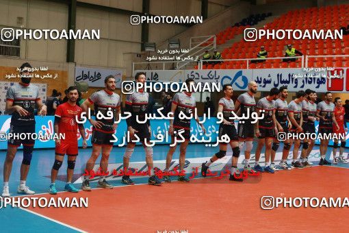 561900, Tehran, Iran, Iran Volleyball Super League، Mena Cup، 2016-17 season، Second Leg، Week 21، Sarmayeh Bank 3 v ۰ Saipa on 2017/01/29 at Volleyball House of Tehran