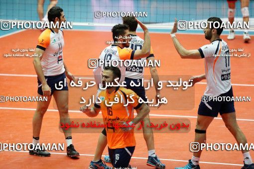 561841, Tehran, Iran, Iran Volleyball Super League، Mena Cup، 2016-17 season، Second Leg، Week 21، Sarmayeh Bank 3 v ۰ Saipa on 2017/01/29 at Volleyball House of Tehran