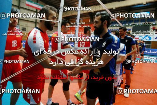 562331, تهران, ایران, بازی اول مرحله ۱/۴ نهایی لیگ برتر والیبال مردان ایران، فصل ۱۳۹۵، 1395/11/20، خانه والیبال، پیکان ۳ - ۱ خاتم