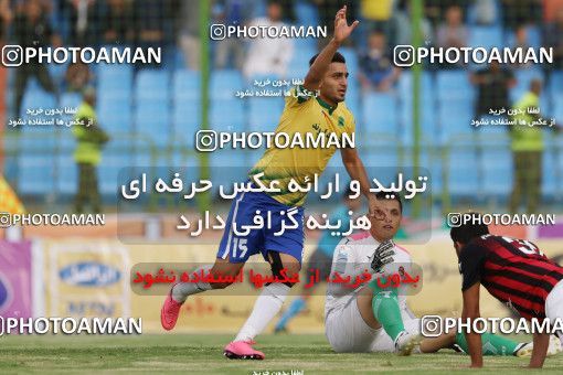 618145, Abadan, [*parameter:4*], Iran Pro League، Persian Gulf Cup، 2016-17 season، Second Leg، Week 27، Sanat Naft Abadan ۱ v ۱ Siah Jamegan on 2017/04/14 at Takhti Stadium Abadan