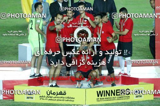 607353, Khorramshahr, Iran, Iranian Hazfi Cup, Final, Khorramshahr Cup, Tractor S.C. ۰ v ۱ Naft Tehran on 2017/05/11 at Arvandan Stadium