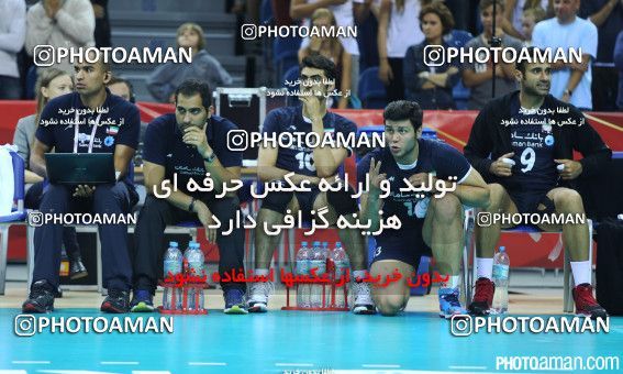 674450, Krakow, Poland, 2014 FIVB Volleyball Men's World Championship, Group stage, Group D, Iran ۱ v 3 France on 2014/09/04 at کراکوف آره نا