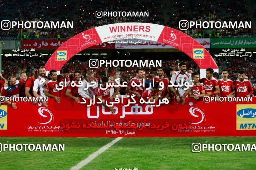 812412, Tehran, Iran, Iran Football Super Cup, Persepolis 3 v 0 Naft Tehran on 2017/07/21 at Azadi Stadium