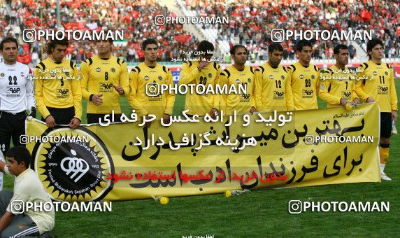 800339, Tehran, [*parameter:4*], لیگ برتر فوتبال ایران، Persian Gulf Cup، Week 12، First Leg، Persepolis 3 v 2 Sepahan on 2008/10/26 at Azadi Stadium