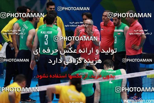 775396, ریودوژانیرو, برزیل, نیمه نهایی رقابت های والیبال نشسته مردان بازی های پارالمپیک تابستانی 2016، 1395/06/26، مجموعه ریوسنترو - پاویلیون 6، ایران ۳ - ۰ برزیل