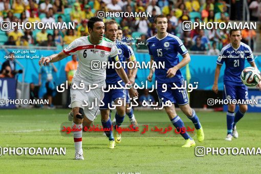 788604, Salvador, Brazil, 2014 FIFA World Cup, Group stage, Group F, Bosnia [*parameter:140*] v [*parameter:139*] Iran on 2014/06/25 at Itaipava Fonte Nova Arena