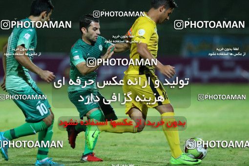 878760, Isfahan,Fooladshahr, , جام حذفی فوتبال ایران, 1.16 round, Khorramshahr Cup, Zob Ahan Esfahan 1 v 1 Fajr-e Sepasi Shiraz on 2017/09/08 at Foolad Shahr Stadium