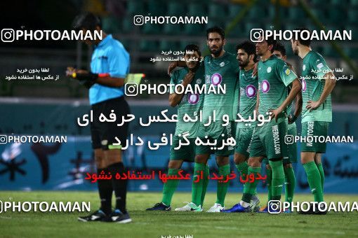 855766, Isfahan,Fooladshahr, , Iranian Hazfi Cup, 1.16 round, Khorramshahr Cup, Zob Ahan Esfahan ۱ v ۱ Fajr-e Sepasi Shiraz on 2017/09/08 at Foolad Shahr Stadium