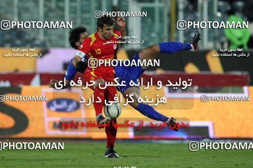 1052021, Tehran, [*parameter:4*], Iran Pro League، Persian Gulf Cup، 2011-12 season، Second Leg، Week 21، Esteghlal 2 v ۱ Foulad Khouzestan on 2012/01/25 at Azadi Stadium