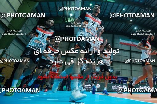 954438, Tehran, Iran, Iran Volleyball Super League، Shahid Hojaji Cup، 2017-18 season، First Leg، Week 3، Sarmayeh Bank 3 v ۱ Paykan on 2017/10/18 at Volleyball House of Tehran