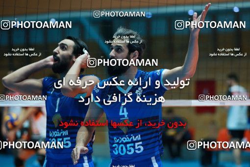 954035, Tehran, Iran, Iran Volleyball Super League، Shahid Hojaji Cup، 2017-18 season، First Leg، Week 3، Sarmayeh Bank 3 v ۱ Paykan on 2017/10/18 at Volleyball House of Tehran