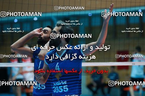 954019, Tehran, Iran, Iran Volleyball Super League، Shahid Hojaji Cup، 2017-18 season، First Leg، Week 3، Sarmayeh Bank 3 v ۱ Paykan on 2017/10/18 at Volleyball House of Tehran