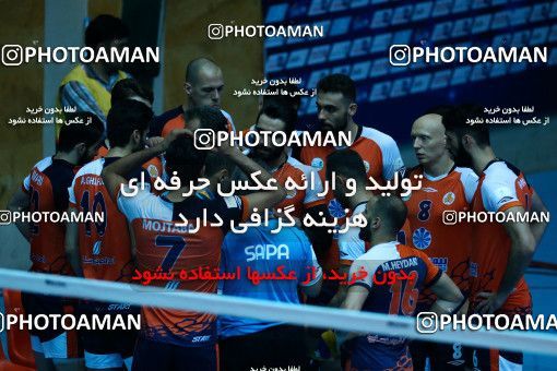 955014, Tehran, Iran, Iran Volleyball Super League، Shahid Hojaji Cup، 2017-18 season، First Leg، Week 4، Paykan 3 v 2 Saipa on 2017/10/25 at Volleyball House of Tehran