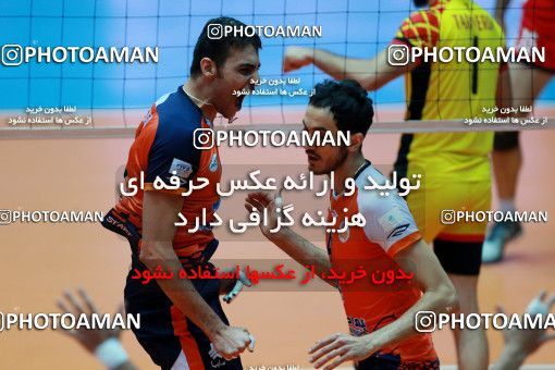 957119, Tehran, Iran, Iran Volleyball Super League، Shahid Hojaji Cup، 2017-18 season، First Leg، Week 8، Saipa 3 v ۱ Saravieh Sari on 2017/11/22 at Volleyball House of Tehran