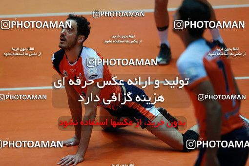 957497, Tehran, Iran, Iran Volleyball Super League، Shahid Hojaji Cup، 2017-18 season، First Leg، Week 8، Saipa 3 v ۱ Saravieh Sari on 2017/11/22 at Volleyball House of Tehran