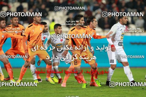 962110, Tehran, , Iranian Hazfi Cup, 1.8 round, Khorramshahr Cup, Badran Tehran ۱ v 2 Persepolis on 2017/12/15 at Azadi Stadium