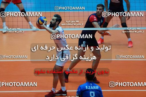 973491, Tehran, Iran, Iran Volleyball Super League، Shahid Hojaji Cup، 2017-18 season، First Leg، Week 9، Paykan 3 v ۰ Khatam Ardakan on 2017/11/26 at Volleyball House of Tehran