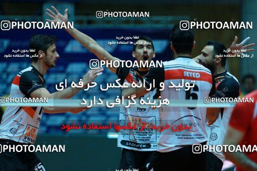 974597, Tehran, Iran, Iran Volleyball Super League، Shahid Hojaji Cup، 2017-18 season، First Leg، Week 10، Sarmayeh Bank 3 v ۰ Shahrdari Tabriz on 2017/11/29 at Azadi Indoor Stadium