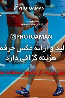 974460, Tehran, Iran, Iran Volleyball Super League، Shahid Hojaji Cup، 2017-18 season، First Leg، Week 10، Sarmayeh Bank 3 v ۰ Shahrdari Tabriz on 2017/11/29 at Azadi Indoor Stadium