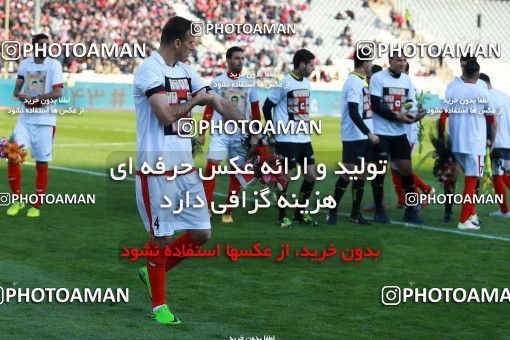 1036232, Tehran, Iran, Iran Pro League، Persian Gulf Cup، 2017-18 season، Second Leg، Week 20، Persepolis ۱ v ۱ Gostaresh Foulad Tabriz on 2018/01/18 at Azadi Stadium