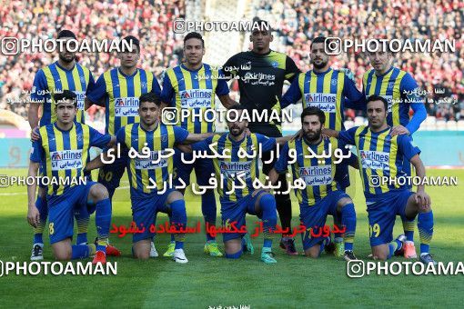 1036576, Tehran, Iran, Iran Pro League، Persian Gulf Cup، 2017-18 season، Second Leg، Week 20، Persepolis ۱ v ۱ Gostaresh Foulad Tabriz on 2018/01/18 at Azadi Stadium