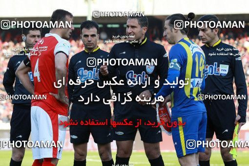 1036436, Tehran, Iran, Iran Pro League، Persian Gulf Cup، 2017-18 season، Second Leg، Week 20، Persepolis ۱ v ۱ Gostaresh Foulad Tabriz on 2018/01/18 at Azadi Stadium