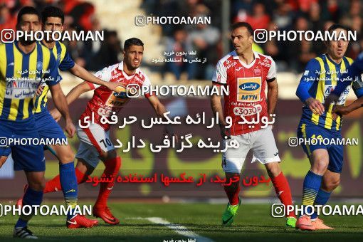 1035958, Tehran, Iran, Iran Pro League، Persian Gulf Cup، 2017-18 season، Second Leg، Week 20، Persepolis ۱ v ۱ Gostaresh Foulad Tabriz on 2018/01/18 at Azadi Stadium