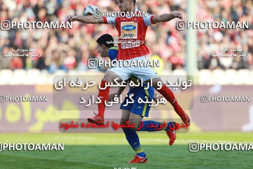 1036976, Tehran, Iran, لیگ برتر فوتبال ایران، Persian Gulf Cup، Week 20، Second Leg، Persepolis 1 v 1 Gostaresh Foulad Tabriz on 2018/01/18 at Azadi Stadium