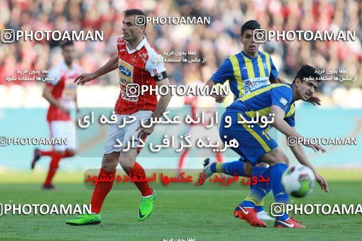 1036351, Tehran, Iran, Iran Pro League، Persian Gulf Cup، 2017-18 season، Second Leg، Week 20، Persepolis ۱ v ۱ Gostaresh Foulad Tabriz on 2018/01/18 at Azadi Stadium