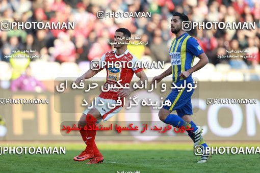 1036829, Tehran, Iran, Iran Pro League، Persian Gulf Cup، 2017-18 season، Second Leg، Week 20، Persepolis ۱ v ۱ Gostaresh Foulad Tabriz on 2018/01/18 at Azadi Stadium