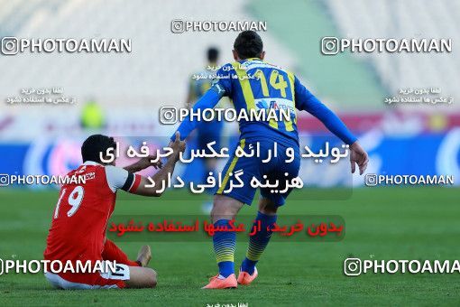 1036002, Tehran, Iran, Iran Pro League، Persian Gulf Cup، 2017-18 season، Second Leg، Week 20، Persepolis ۱ v ۱ Gostaresh Foulad Tabriz on 2018/01/18 at Azadi Stadium