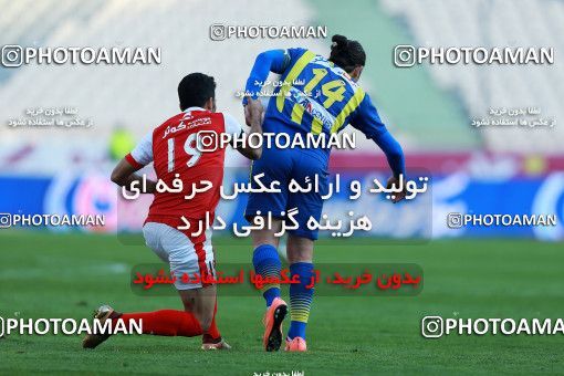 1036543, Tehran, Iran, Iran Pro League، Persian Gulf Cup، 2017-18 season، Second Leg، Week 20، Persepolis ۱ v ۱ Gostaresh Foulad Tabriz on 2018/01/18 at Azadi Stadium