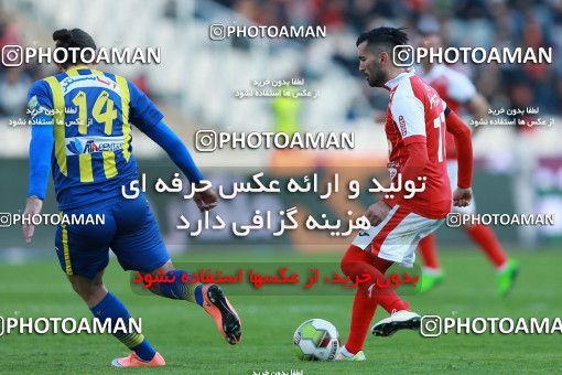 1036397, Tehran, Iran, Iran Pro League، Persian Gulf Cup، 2017-18 season، Second Leg، Week 20، Persepolis ۱ v ۱ Gostaresh Foulad Tabriz on 2018/01/18 at Azadi Stadium